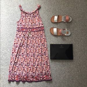 Small Max Studio Geo Print Swing Dress
